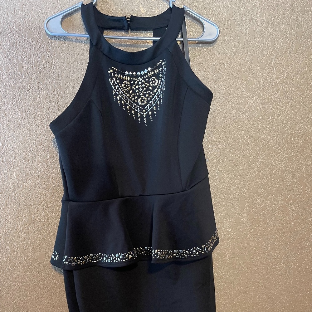 Black/Silver/Gold Dress